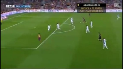 Барселона - Реал Валядолид 1:1, Санчес (14)