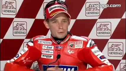 Casey Stoner interview after the Valencia Gp 