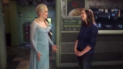 Once Upon a Time Season 4 - Georgina Haig and Elizabeth Lail Interview