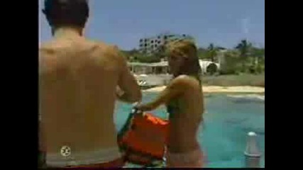Rebelde Mia Y Miguel Nadando