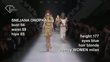 fashiontv Ftv.com - Yulia Kharlapanova + Snejana Onopka Models W S S 2011 