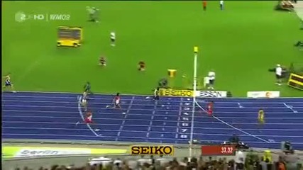 Usain Bolt 4x100m Men [ Високо качество ]