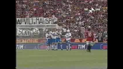 Roma Chivu Goal