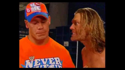 Еdge , John Cena и Jericho - Backstage [ Бг Аудио ]