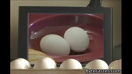 Уплашени яйца гледат готварско предаване... (много смях) 