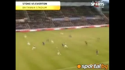 Стоук Сити - Евертън 2:0 01.01.2011 