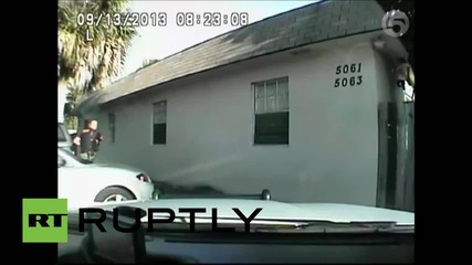 Камера показва как полицай застрелва невъоръжен чернокож в Маями