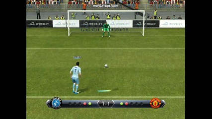 Penatly Manchester City - Manchester Utd pes13