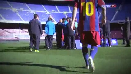Fc Barcelona - El making - off de la foto oficial