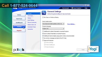 Schedule an automated scan using Pc Tools® Spyware Doctor 2010 in Windows® Vista