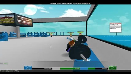 Roblox The Roblox Gym™ (new Exercises!) Fitness