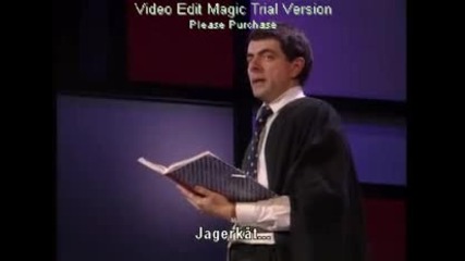 комедия на годината с учатието на Rowan Atkinson (как учител проверява имената на учениците) 