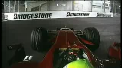 F1 Singapore Crash Massa Sutil Accidnets
