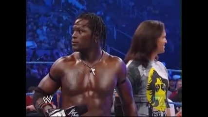 (забавно) R - Truth и John Morrison се ебават с The Mizz и Big Show (последно шоу преди Кечмания 26) 