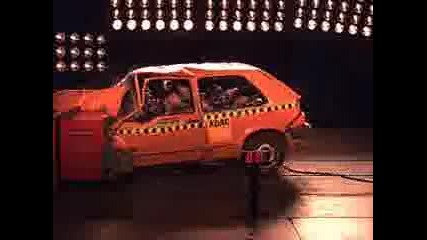 Volkswagen Golf 2 краштест 