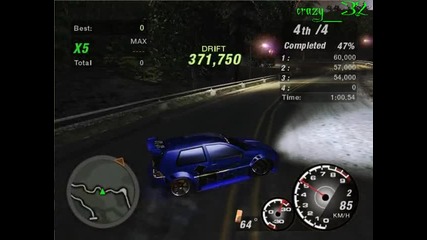 nfs u2 hillside manor - drift