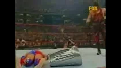 Wwf Kurt Angle Vs Kane - Hardcore Match