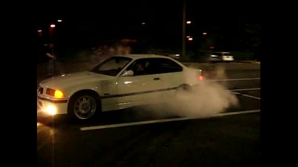 Back In The Day - First M3 Throwback - Stock and Still Slow Burnout 