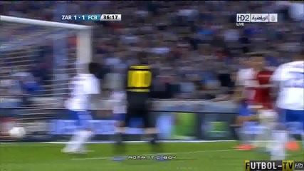 Реал Сарагоса - Барселона 1:4 1-4 Hd