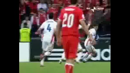 Euro 2008 - Чехия - Швейцария Highlights