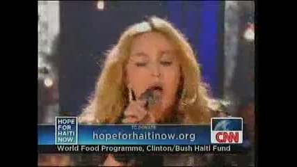 Madonna - Like a Prayer live(haiti Concert) 