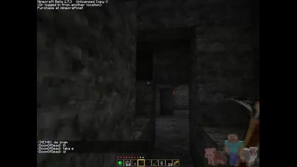 Minecraft - Oцеляване със Adrybg,streetdemon & Gr3en_skull - Slime!!!!! Продължение - част 2