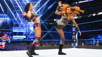Charlotte Flair & Becky Lynch vs. The IIconics: SmackDown LIVE, 7 August. 2018