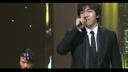 Lee Seung Gi - Like A Friend @ Inkigayo (20.11.2011)