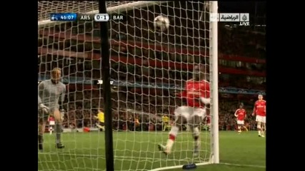 31.03.2010 - Шампионска Лига - Барселона 2 - 2 Арсенал първи гол на Златан Ибрахимович 