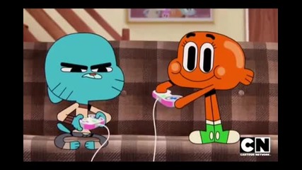 Gumball and Darwin play Mk9.