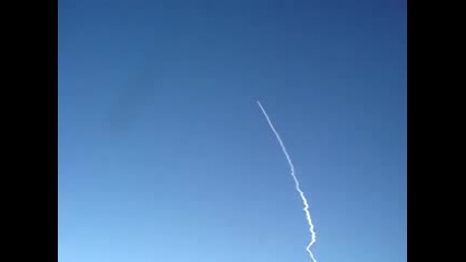 Space Shuttle Launch. View from commercial flight!