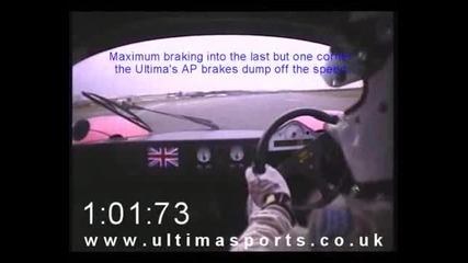 Ultima Gtr720 смаза рекорд на Ferrari Fxx - Top Gear 