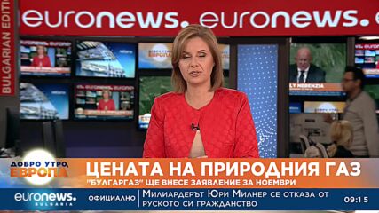 Цената на природния газ: „Булгаргаз“ ще внесе заявление за ноември