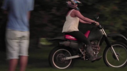 Girl Crashes Dirtbike