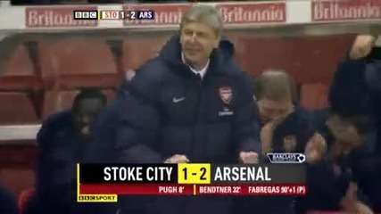 Stoke City 1 - 3 Arsenal 