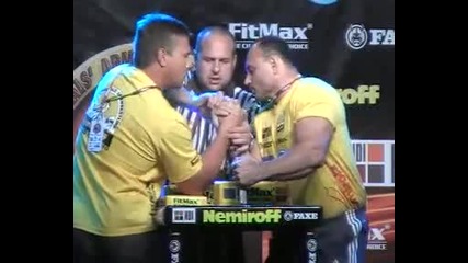 John Brzenk, Usa vs. Alexandr Fugarov, Kaz - Nemiroff 2010 (right) 