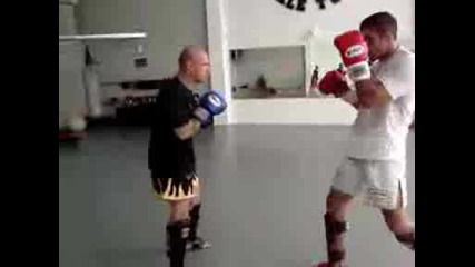 Vitor Belfort training Chute Boxe