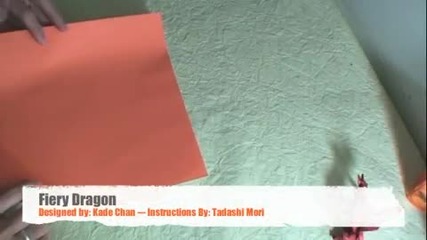 Origami Fiery Dragon instructions ( Kade Chan)