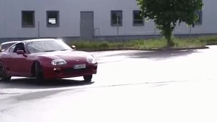 Toyota Supra Crazy Burn Out