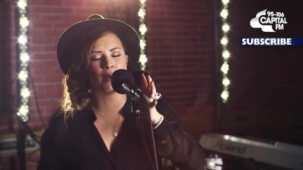 Прекрасната!!! Demi Lovato - Give Your Heart A Break (capital Fm Session) 2014