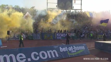 Сектор Б на дербито с Цска / Левски - Цска 1- 0 (29.04.2012) /
