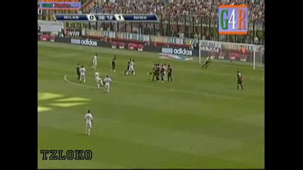 Гол на Рийзе ! Милан - Рома 0:1 