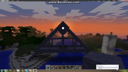 Minecraft-залес над мост