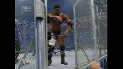 Undertaker Vs Batista Steel Cage Match Part 1