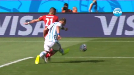 Аржентина-иран 1-0 Меси вкарва гол в последната минута