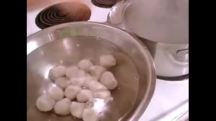 Корейска кухня How to make traditional Korean rice cake (gyung dan)