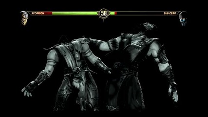 Mortal Kombat 9 - Scorpion Gameplay + fatality