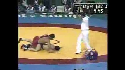 Kurt Angles Olympic Gold Medal Win