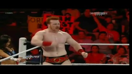 Wwe Raw 02.07.2012 - Sheamus and Aj Lee vs Dolph Ziggler and vickie guerrero