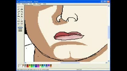 Рисуване На Еминем С Paint